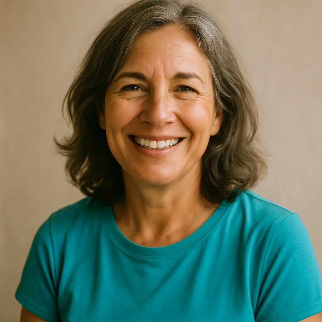 Smiling woman in her 50s — member of The West Midlands Dating Site
